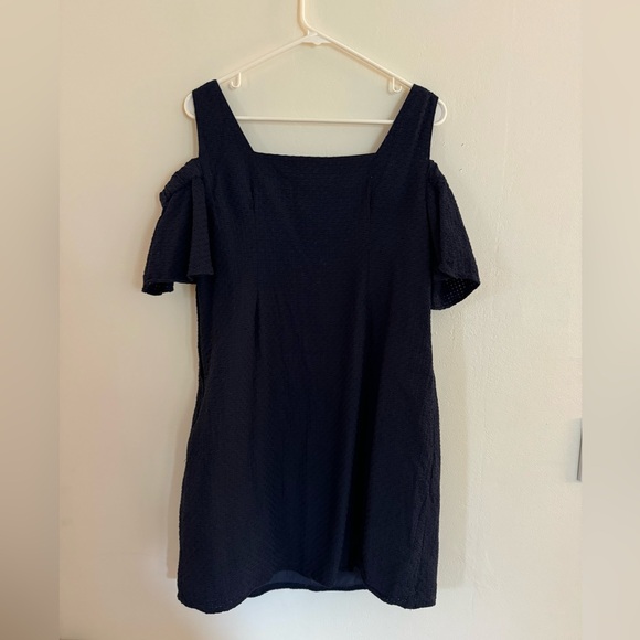 J Crew Size Large Cold Shoulder Dress - Picture 2 of 4